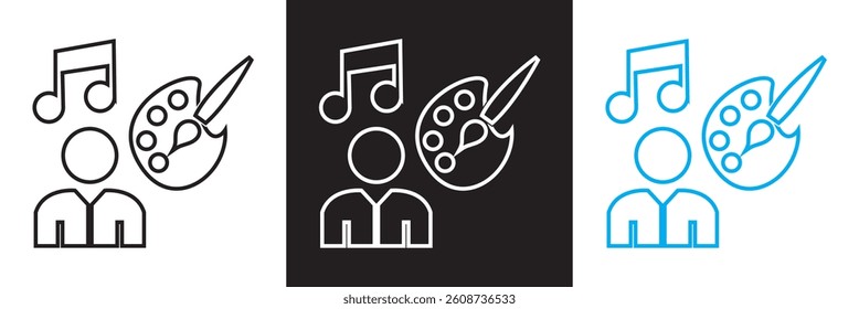 Hobby icon collections. Vector for websites, mobile interfaces, presentations, banner, visual branding etc. Vector illustration. EPS 10