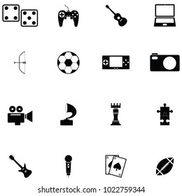 hobby icon set