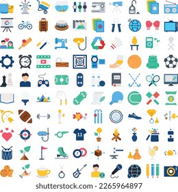 Hobby icons set, collection of Hobby  icons pack, activity icons set,
Hobbies vector icons, activities vector, gaming set, hobby hons pack, hobby flat  set 

