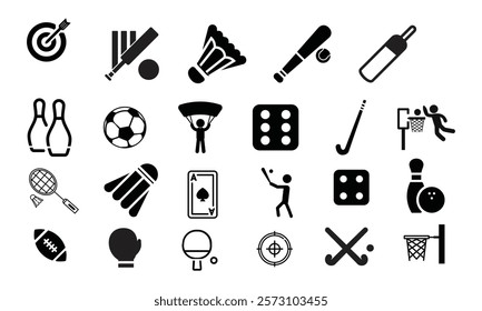 Hobby icons set, collection of Hobby icons pack, activity icons set, Hobbies vector icons, activities vector, gaming set, hobby hons pack, hobby flat set 
