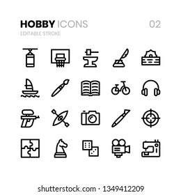 Hobby Line Icons 02