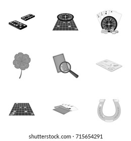 Hobby, player, debt and other web icon in monochrome style. Game, casino, entertainment, icons in set collection.