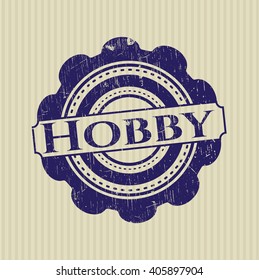 Hobby rubber stamp