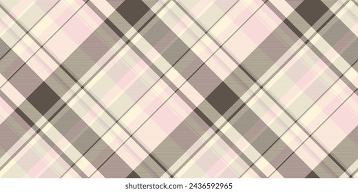 Hobby control de textura sin costuras, patrón de tela a cuadros de borde. Pie de ganso fondo tartán vector textil en color claro y seda de maíz.