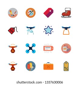 hobby vector icon set