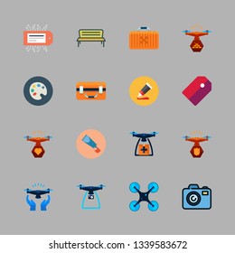 hobby vector icon set