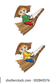 Hobgoblin on broom