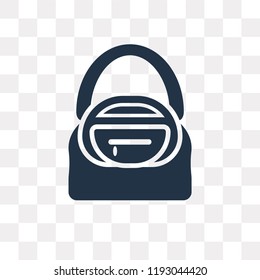 Hobo Bag vector icon isolated on transparent background, Hobo Bag transparency concept can be used web and mobile