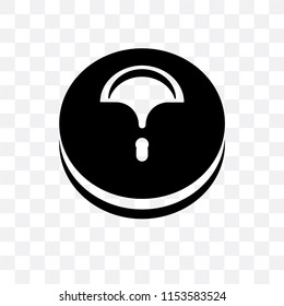 Hobo shoulder bag vector icon isolated on transparent background, Hobo shoulder bag logo concept