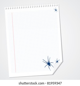 Hobo Spider Vector Doodle