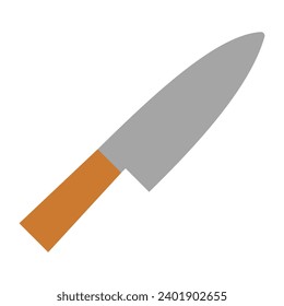 Hocho icon vector isolated on white background. High quality hocho flat symbol illustration