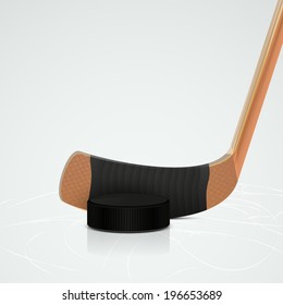 Hockey abstract vector illustration isolated on background eps10 / hockey