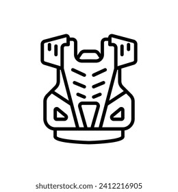 Hockey Armour Icon Vector Illustration