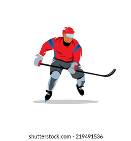 Hockey Branding Identity Corporate vector logo design template Isolated on a white background