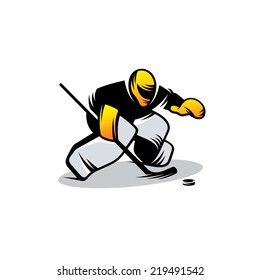 Hockey Branding Identity Corporate vector logo design template Isolated on a white background