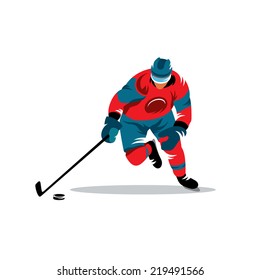 7,493 Hockey player logo Images, Stock Photos & Vectors | Shutterstock