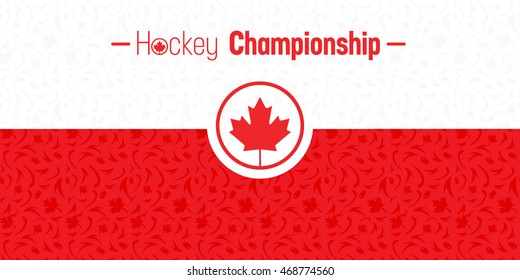 Hockey Championship Background Vector Stock Vector (Royalty Free ...