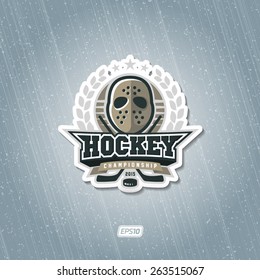 Hockey championship logo