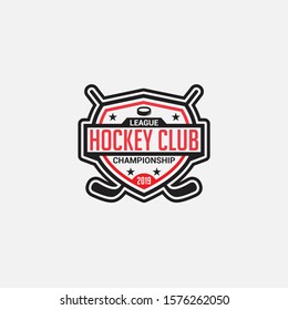 Hockey Club Logo Badge & Label