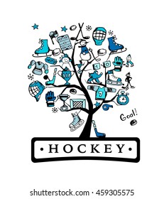 Hockey concept tree, sketch for your design