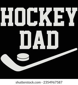 Diseño de camisetas con regalo de hockey para papá