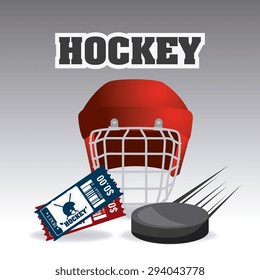 hockey design and sport background, vector illustration, eps10