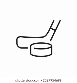 hockey equipment icon sign vector