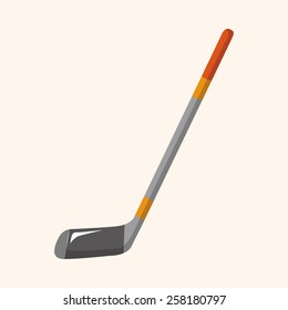 hockey equipment theme elements