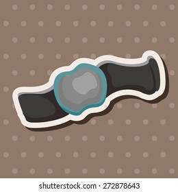 hockey equipment theme elements