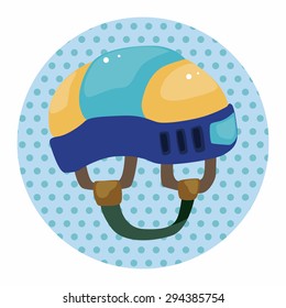 hockey equipment theme elements