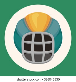 hockey equipment theme elements