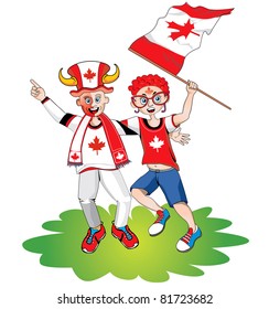 Hockey fans of Canadian national team
