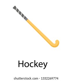 Hockey flat vector icon 