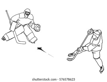 hockey game