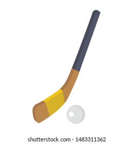 Hockey game isometric icon vector