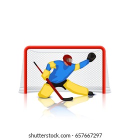 hockey goal keeper