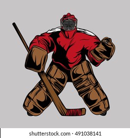 Hockey goalie