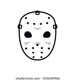 Hockey Goalie Mask Outline Icon Clipart Stock Vector (Royalty Free ...