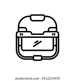 Hockey Helmet Icon Vector Illustration