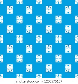 Hockey ice field pattern vector seamless blue repeat for any use