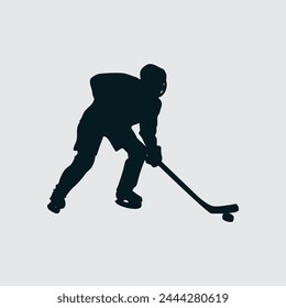 Hockey icon design vector graphic of template, sign and symbol