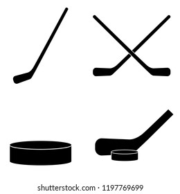 Hockey icon, logo on white background