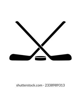 Hockey icon, logo on white background