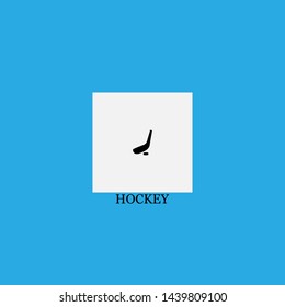 hockey icon sign signifier vector