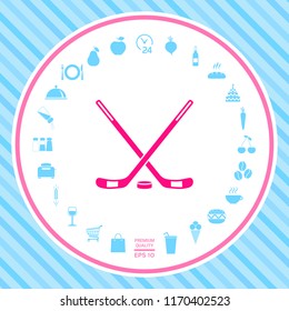 Hockey icon symbol