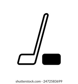 hockey icon symbol vector template 