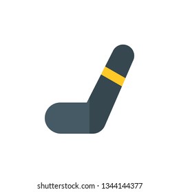 Hockey Icon Vector Illustration in Flat Style for Any Purpose