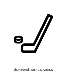 Hockey icon, vector illustration. Flat design style. vector hockey icon illustration isolated on white background, hockey icon Eps10. hockey icons graphic design vector symbols.