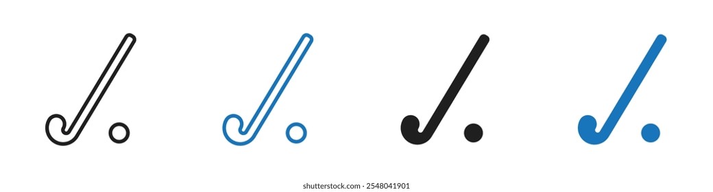 Hockey-Symbol Vektorgrafik-Umriss