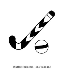 hockey icon with white background vector stock illustration